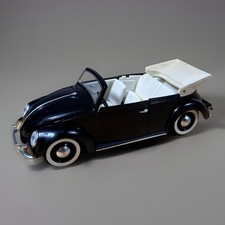 Solido 1949 Volkswagen Beetle Cabriolet Black 1:18 Scale Made In France 