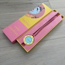 Audemars Piguet x Swatch Royal Pop Otg Roz Quartz Wristwatch Pink Band Blue Dial