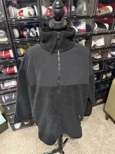 PolarTec Cold Weather Military Fleece Jacket  Black size L NSN 8415-01-461-8341