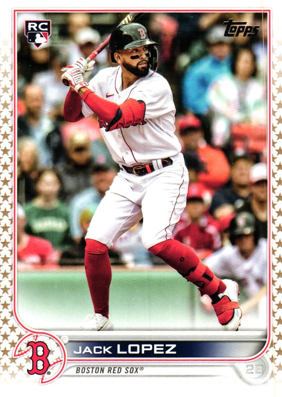 2022 Topps #418 Jack Lopez Gold Stars RC