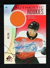 2024-25 SP Game Used Authentic Rookies Red Jersey 68/99 Matvei Michkov Auto 0t9q