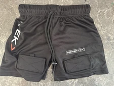 PowerTek Ice Hockey Mesh Shorts with Tabs | YOUTH L/XL