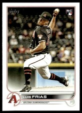 2022 Topps Luis Frias Rookie Arizona Diamondbacks #338