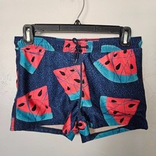 Tea Collection Girls 16 Watermelon Print Swim Shorts Board Pink Blue Fruit