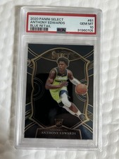 2020 Select Blue Retail #61 Anthony Edwards PSA 10 Rookie RC