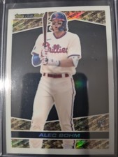 2021 Topps Chrome Update Series Topps Black Gold Alec Bohm #BGC-24 (RC)