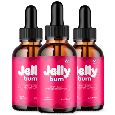 (3 Pack) Jelly Burn Advanced Drops for Fitness & Energy JellyBurn 90 Servings