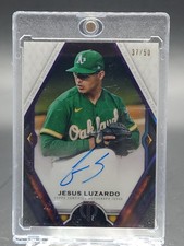 JESUS LUZARDO 2021 TOPPS TRIBUTE AUTO #TA-JL PURPLE /50 ATHLETICS Q4444