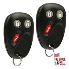 Key Fob Keyless Entry Remote fits 2003-2006 Chevy Tahoe Suburban 2-Pack Black