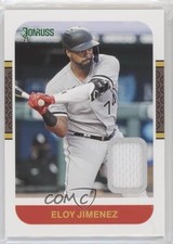 2021 Panini Donruss Retro 1987 Materials Eloy Jimenez #87M-EJ 08wd