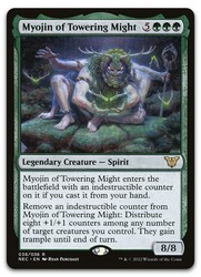 Myojin of Towering Might - Commander: Kamigawa: Neon Dynasty #38 Rare