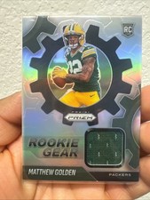 2025 Prizm Matthew Golden Rookie Gear Silver Patch