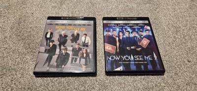 Now You See Me + Now You See Me 2 on 4K + Blu-ray *NO DIGITAL CODES INCLUDED*