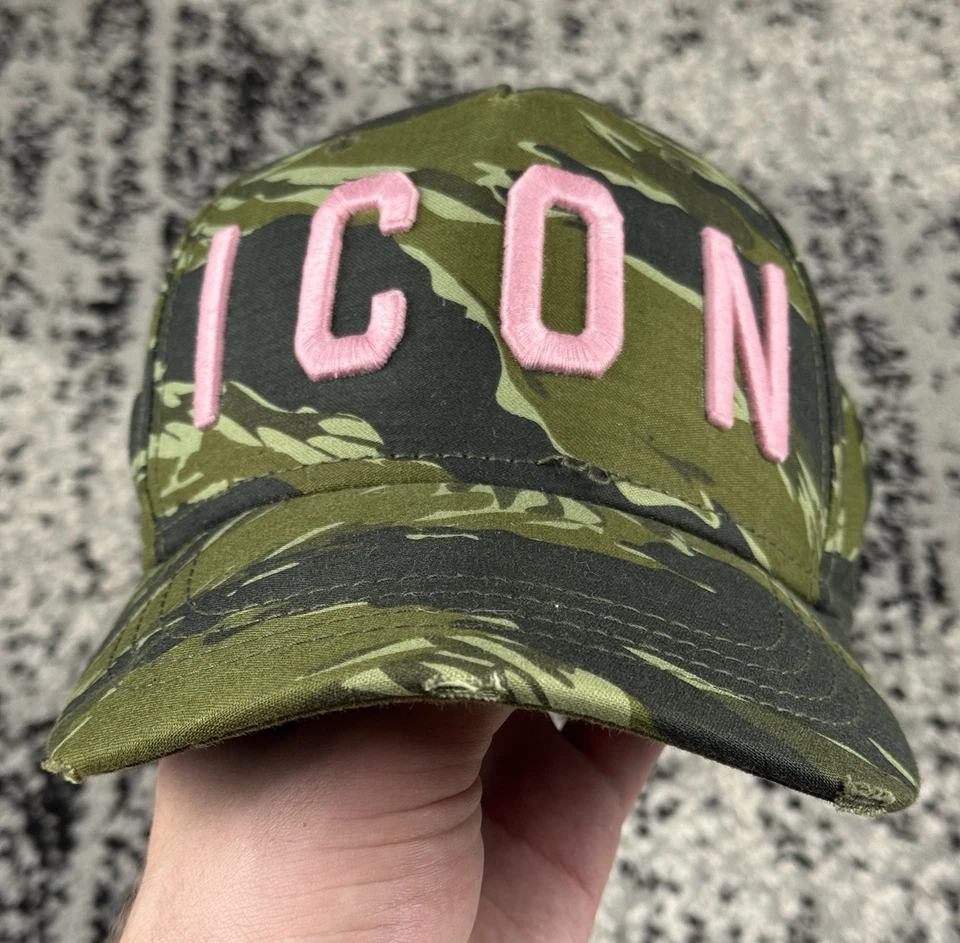 Gorra Icon Dsquared2 Hombre Talla Única Internacional Caqui Y2k Foto 4 de 4