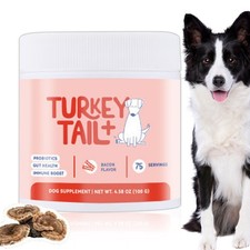 Turkey Tail Dog Mushroom Powder Gut Immune Allergy Lumps Supplement 100g 4.58OZ