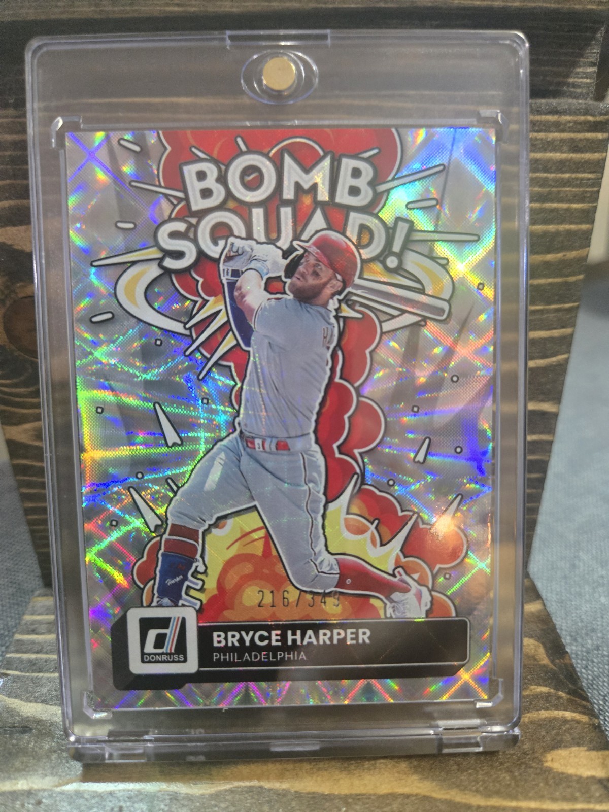2022 Panini Donruss - Bomb Squad Bryce Harper #BS-9 Silver /349 phillies