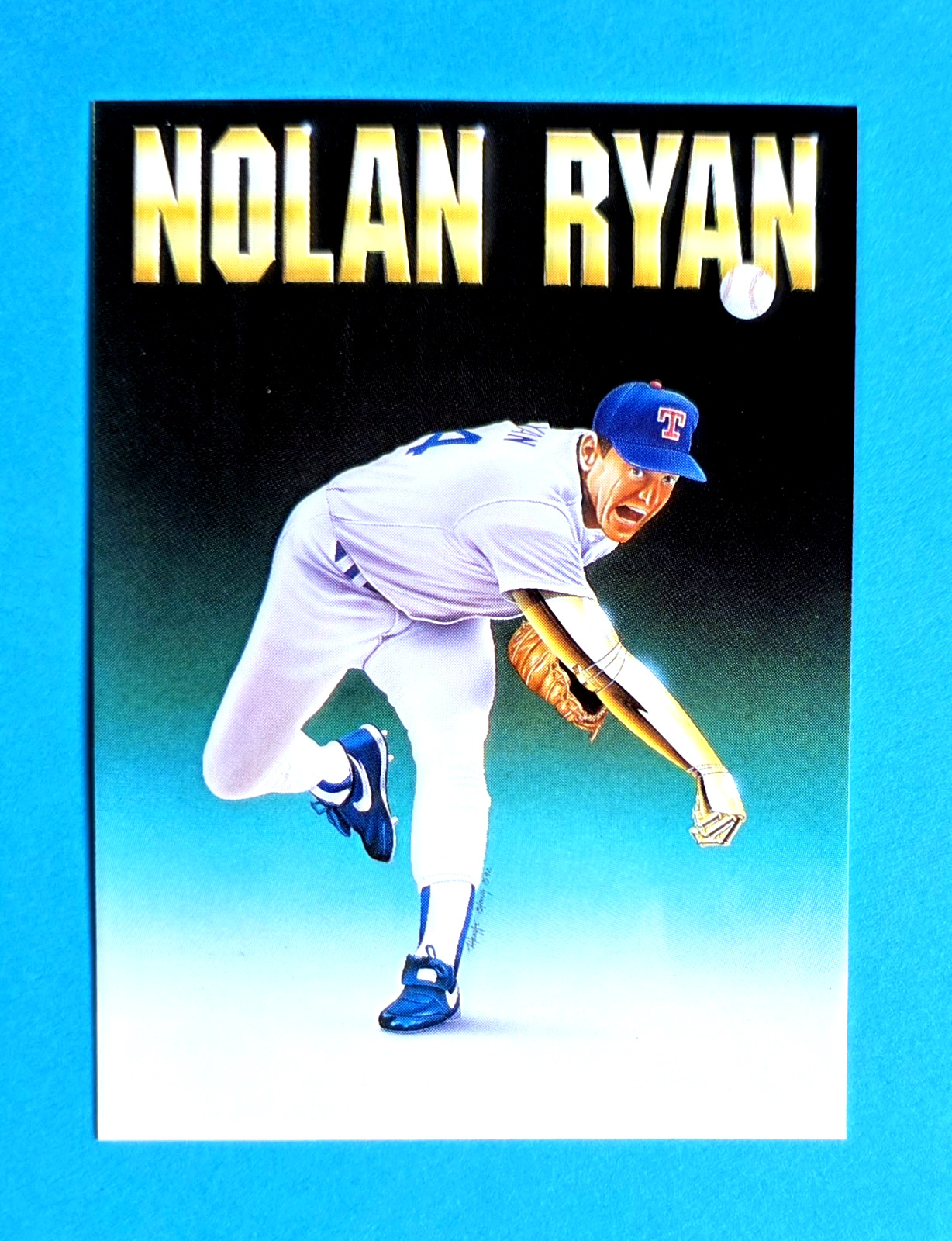 Nolan Ryan FIRST ACES Card Golden Arm Short Print SP #2 Rangers HOF Rare Card