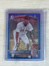 2025 Bowman - Chrome Prospects Conrad Cason Blue Shimmer Refractor /150 RC 🔵