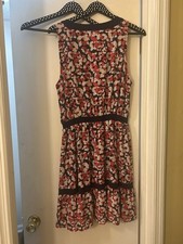 Michael Kors Sleeveless Floral Dress Size L