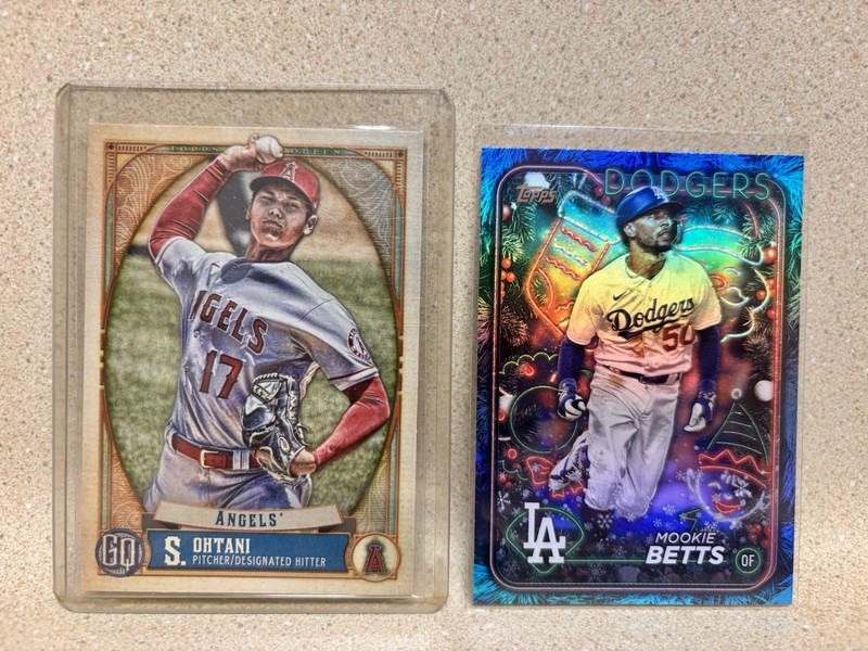 Shohei Ohtani Topps Gypsy Queen, Mookie Betts variation - LA Dodgers Mega Lot