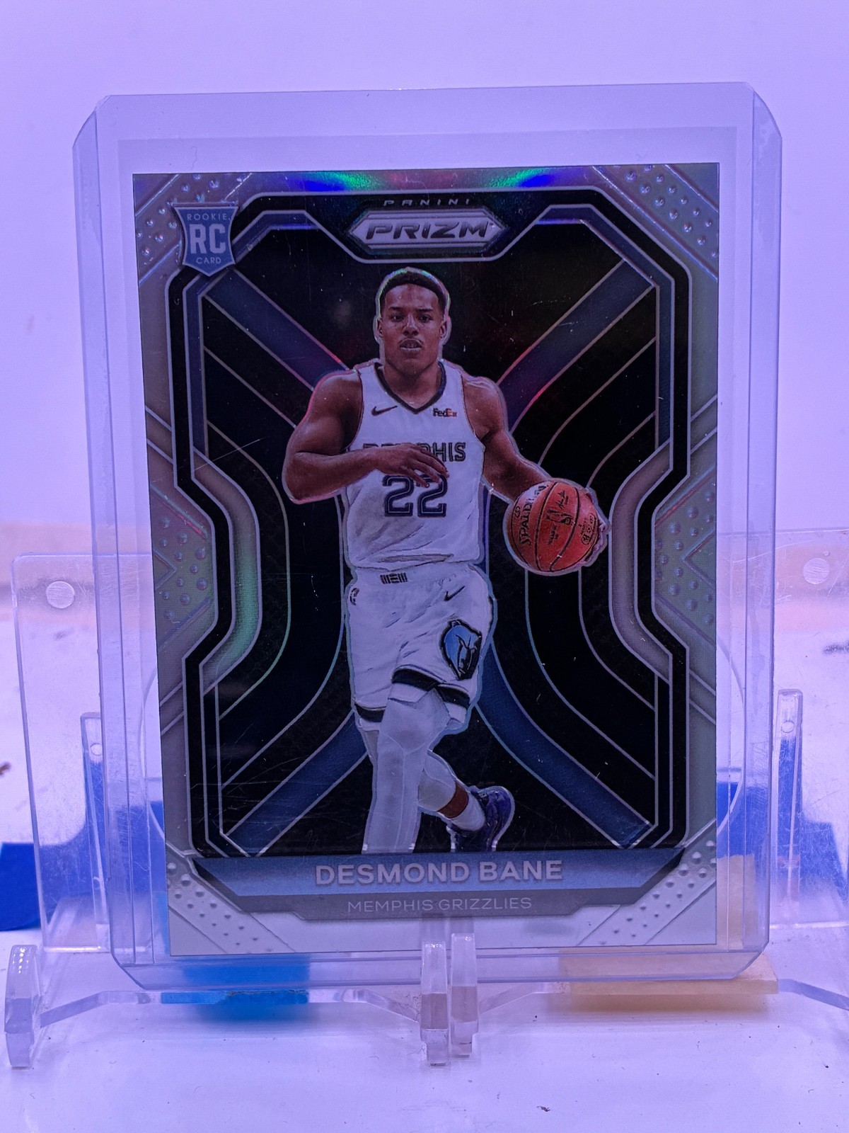 2020-21 Panini Prizm Silver/Holo Prizm Rookie Card #297 Desmond Bane