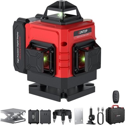 Kreuzlinienlaser Wasserwaage 4D 16 Line Laser Level 360 Grad Selbstnivellierend