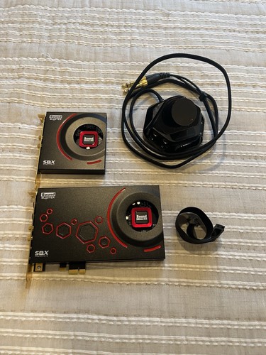 Creative Labs Sound Blaster SBX PCI EXPRESS ZXR Sound Card SB1510 & SB1510A