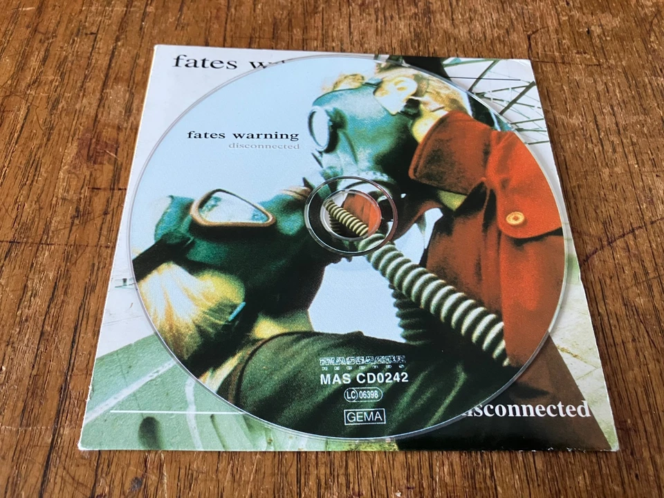 FATES WARNING Disconnected 7-Track ADVANCE PROMO CD 2000 RARE Ray Alder - Image 2 of 3