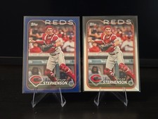 2024 Topps Series 2 Baseball MLB Royal Blue Tyler Stephenson #684 LOT w/ Base