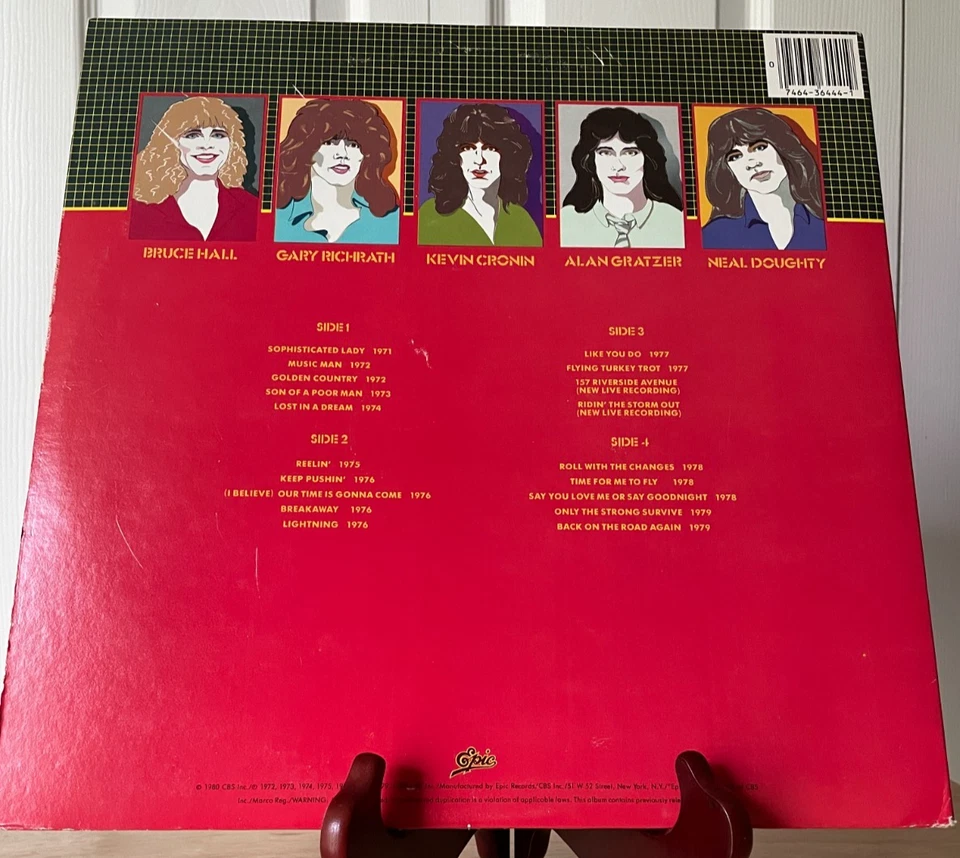 REO Speedwagon A Decade Of Rock And Roll 1970 To 1980 w/ Booklet KE2 36444, 1980 - Image 2 of 4