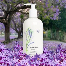 New Crabtree Evelyn Lavender Body Lotion 16.9 fl oz Large Pump Bottle