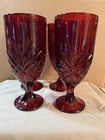 Vintage Godinger  Red Dublin Crystal Water Goblets Set of 4 - Made In Ireland — photo 7