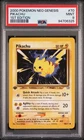2000 POKEMON NEO GENESIS 1ST EDITION #70 PIKACHU PSA 9