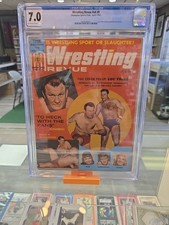 1965 Wrestling Revue #6 CGC 7.0 Lou Thesz Bruno Sammartino Vintage Mag