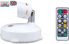 Wireless LED Battery Spot Lights with Remote Control Dimmable White