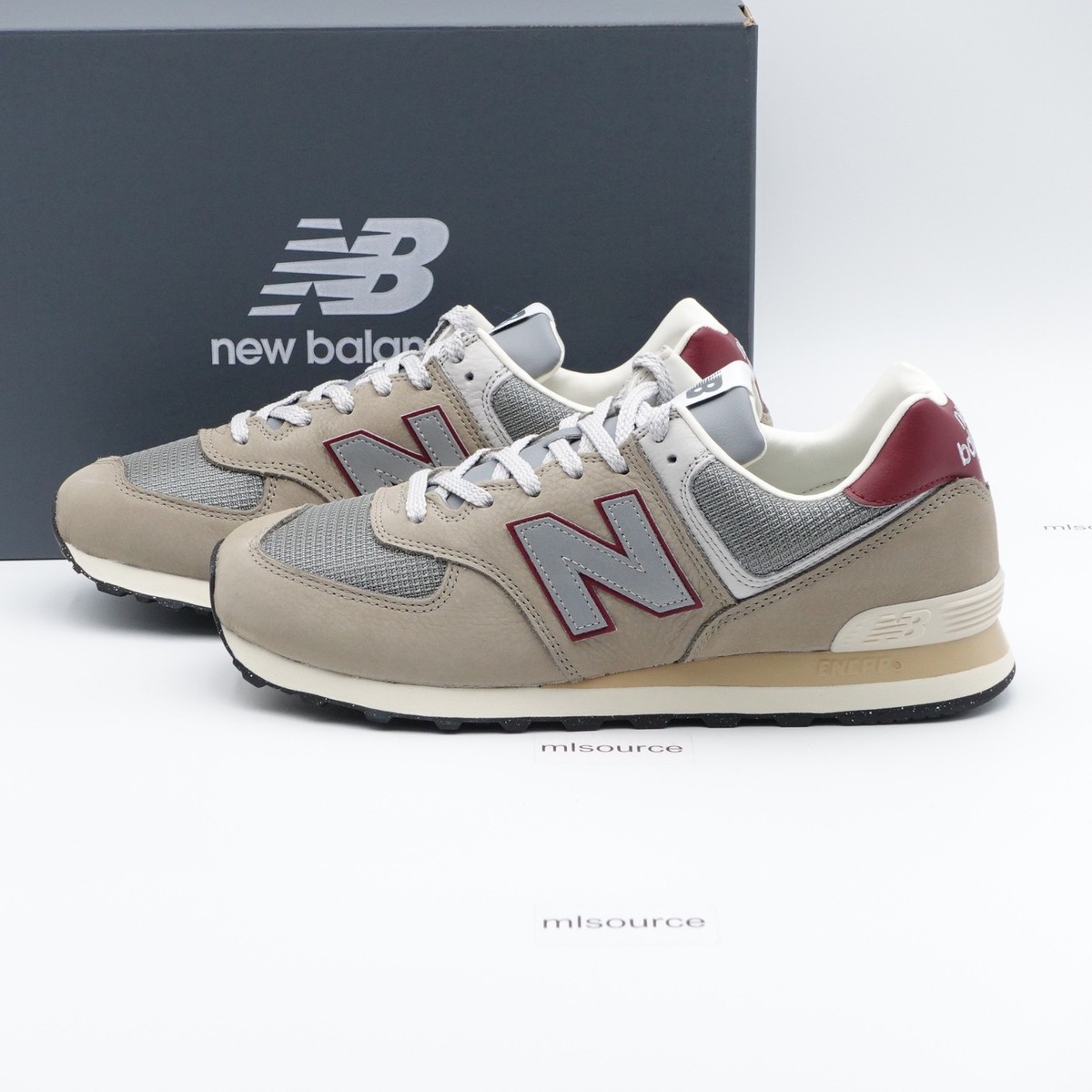 Size 11 Men's New Balance 574 Sneakers U574SKB Arid Stone/Monarch
