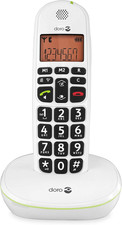 Doro Phoneeasy 100W DECT Cordless Phone with Amplified Sound and Big Buttons, NO