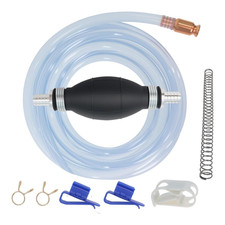 Siphon Pump with Rubber Pump Head and 8.3 FT 5/8 Hose for Liquid Transfer