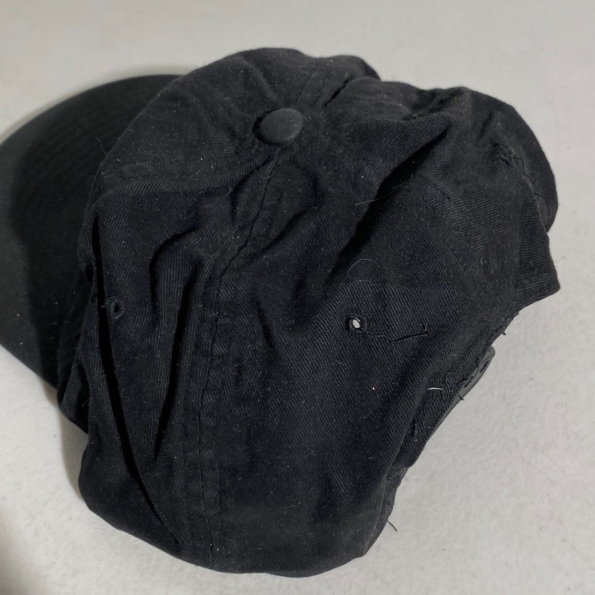 VTG CK Calvin Klein Jeans Baseball Cap 90s Embroidered Logo Black