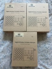 NOB Hosmart HY-616S Sub Digital Wireless Portable Intercom Lot of 3 Open Box