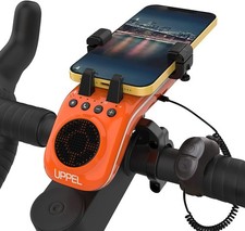 Bluetooth Speaker Bicycle, Multifunctional Bike Phone Holder 10-in-1- LED Lig...