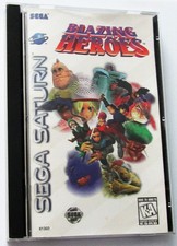 Blazing Heroes (Sega Saturn, 1996) complete, disc, box, manuel, tested works