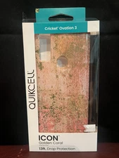 Cricket Ovation 3 Cellphone Case Golden Coral Quick cell