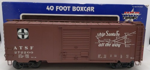Trenes EE. UU. R19226C calibre G Santa Fe 40 pies PS-1 vagón de caja de acero simulado #272200 | Zustand: Used