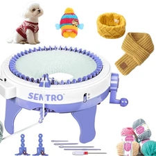 Knitting Machine,SENTRO 48 Needles Knitting Machines with Row Counter, Smart ...