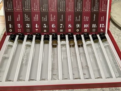 Vinebox 12 Advent Calendar Empty Glass Tube Bottles In Gift Box ONLY