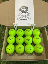 Callaway Supersoft 12 Grade A Lime Green Neon Matte Coloured Optic Golf Balls