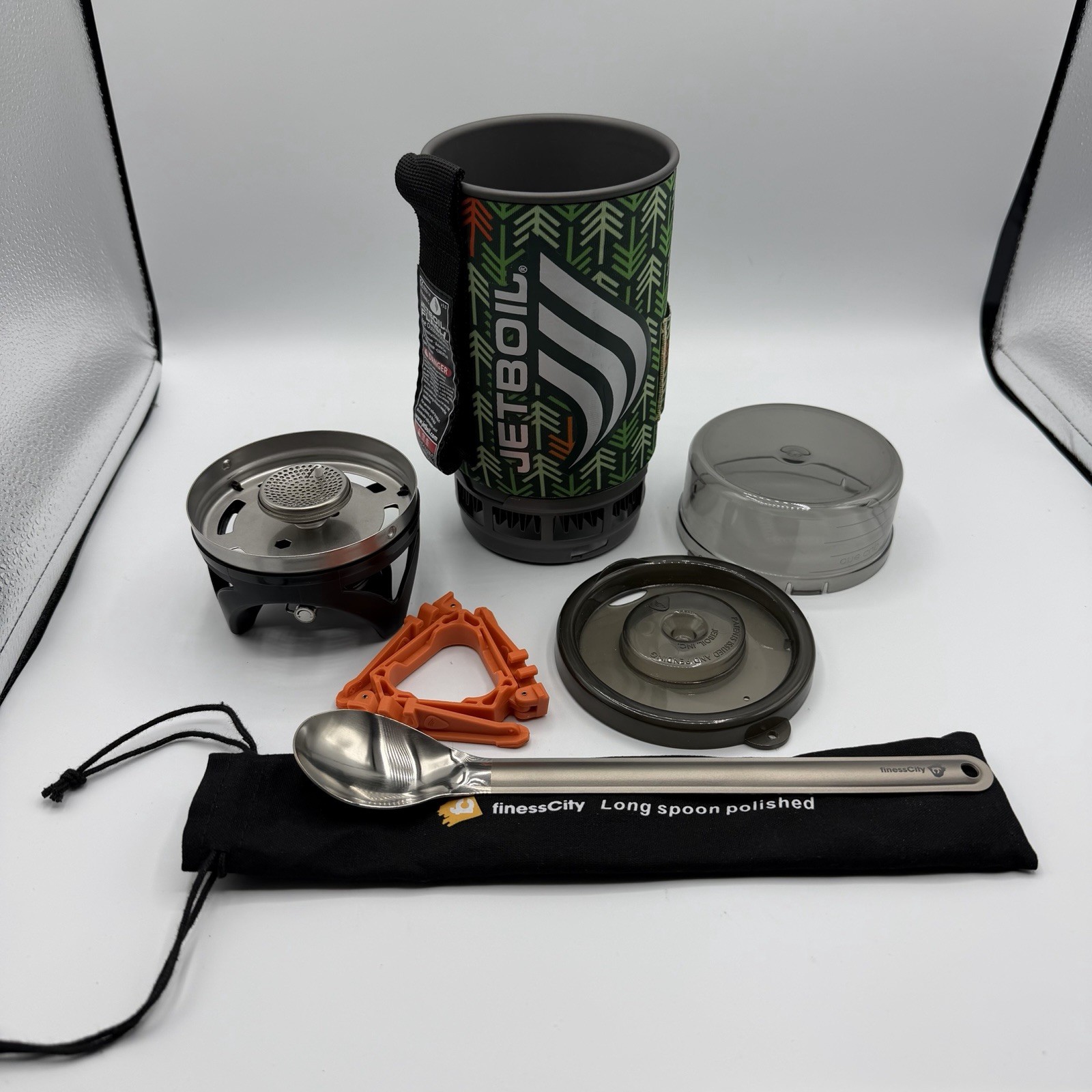 Jetboil Flash 1.0L Camping Stove System + Pot Support + Fuel
