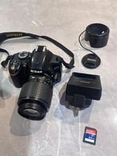 Nikon D3200 DSLR Camera 24.2MP with 55-200mm, SC 15k - Fully Functional