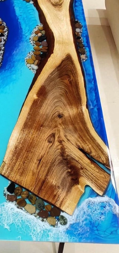 Epoxy Table Top, River Wooden Table, Custom Made Table, Home Decor Tables tops - Image 4 of 4